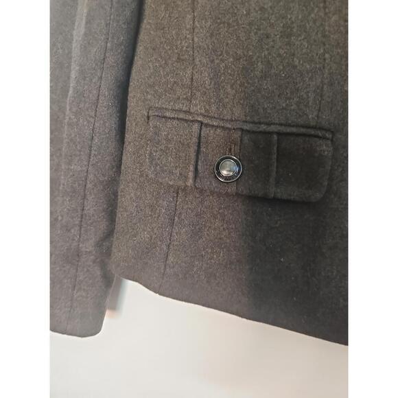 Banana Republic Green Military Blazer Womens Size 12 - Picture 3 of 9